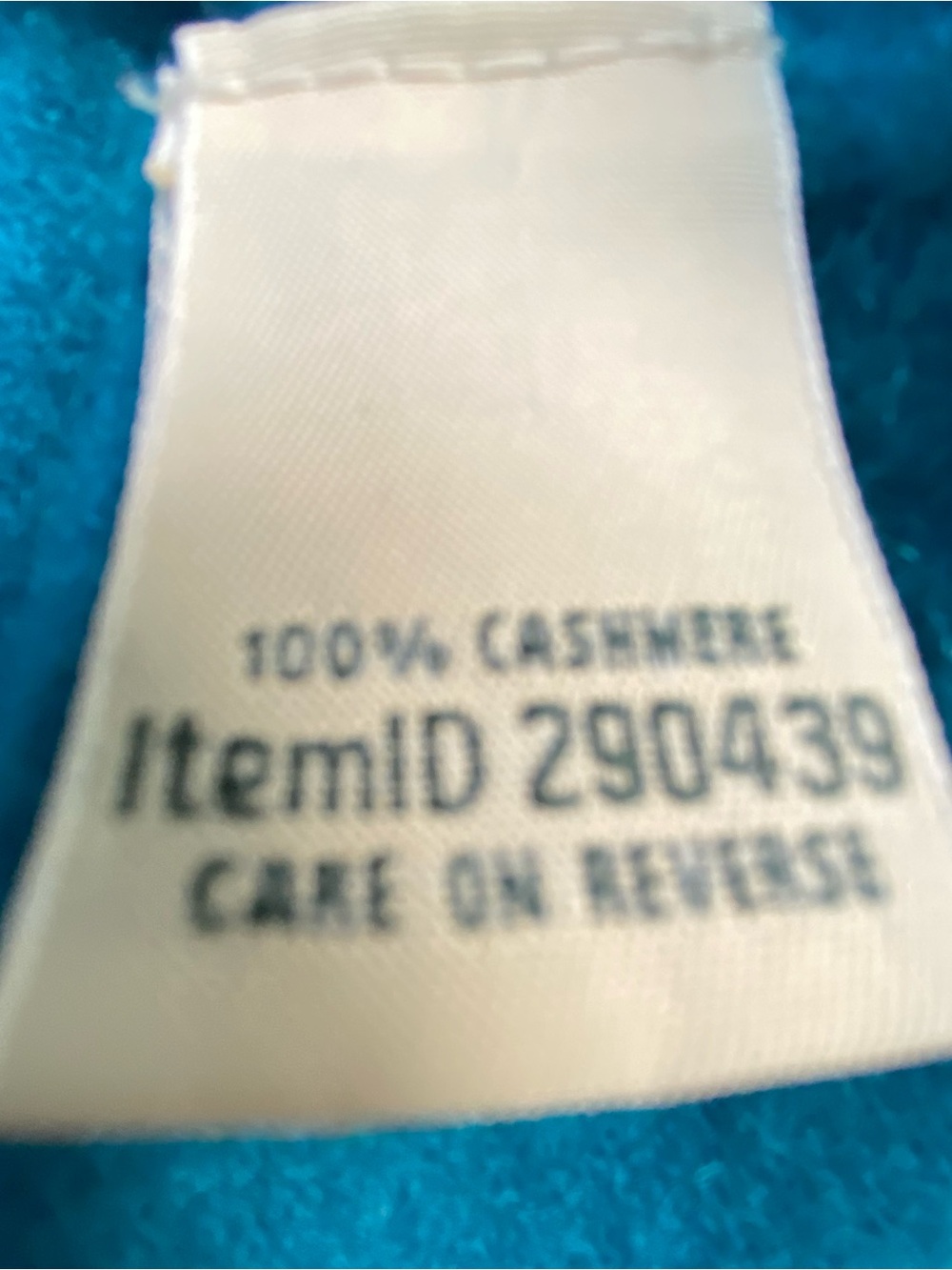 L.L.Bean 100% Cashmere Open Front Cardigan Size XL - Picture 3 of 5